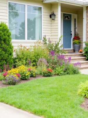 Pollinator Garden Front Yard Design