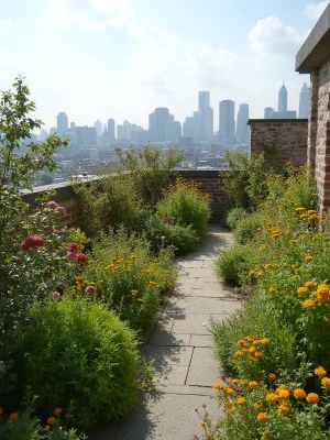 Pollinator Garden Rooftop Garden Design