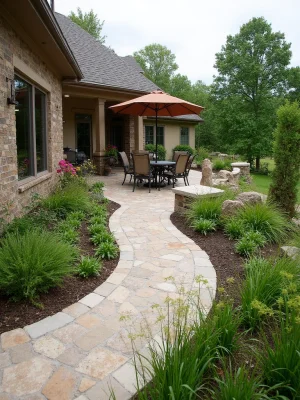 Rain Garden Patio Design
