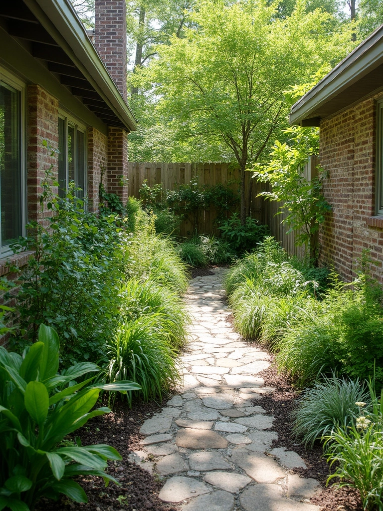 Rain Garden Side Yard - Rain Side Yard Garden landscape design inspiration