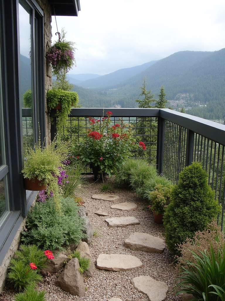 Rock Garden Balcony - Rock Balcony Garden landscape design inspiration