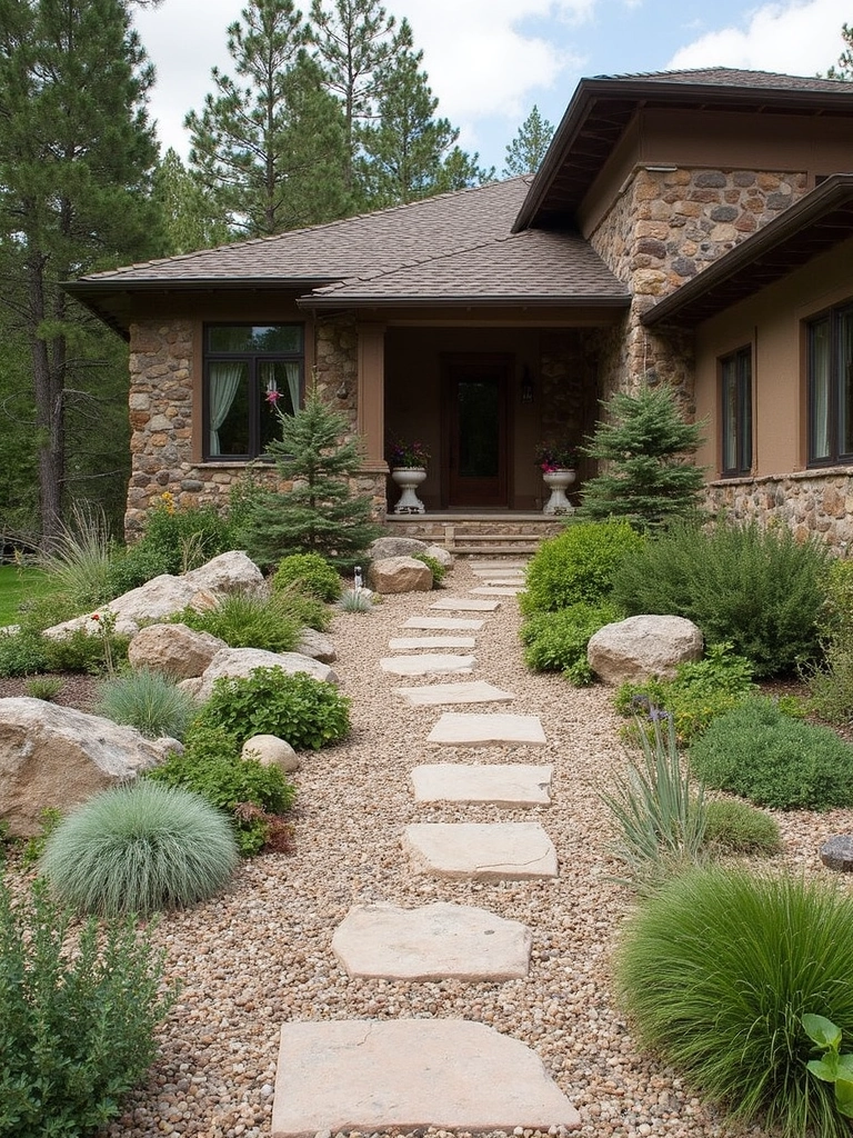 Rock Garden Entrance Garden - Rock Entrance Garden landscape design inspiration