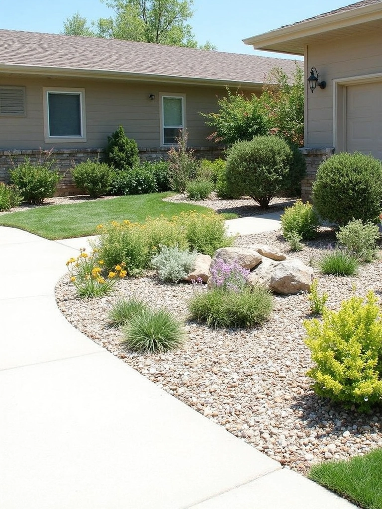 Rock Garden Front Yard - Rock Front Yard Landscape landscape design inspiration
