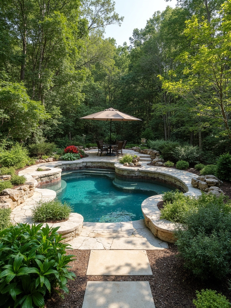 Sunken Garden Backyard - Sunken Backyard Landscape landscape design inspiration