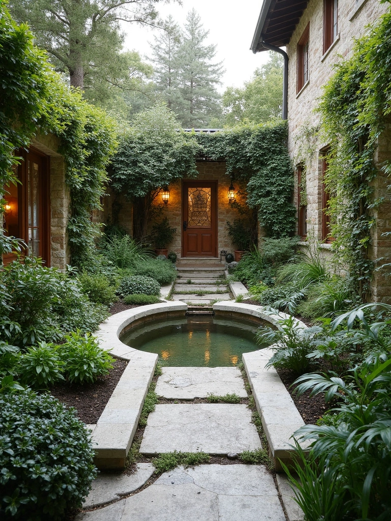 Sunken Garden Courtyard - Sunken Courtyard Garden landscape design inspiration
