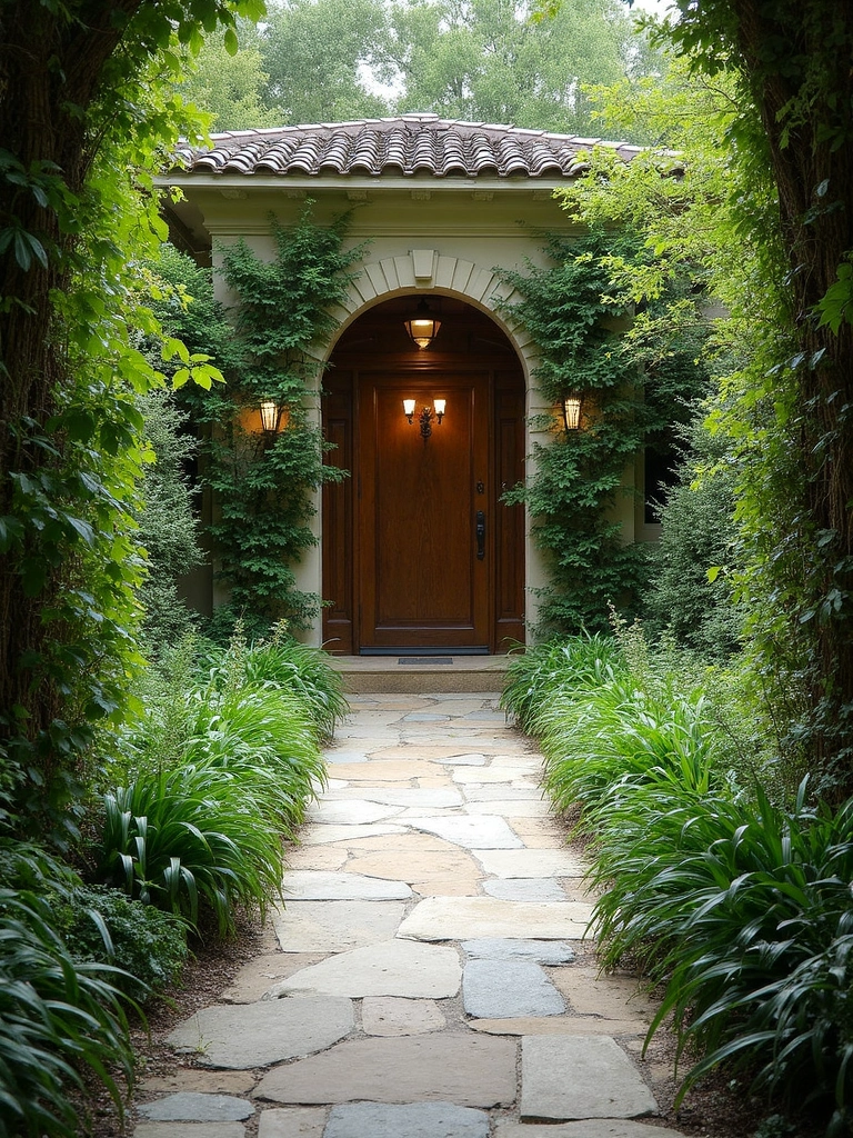 Sunken Garden Entrance Garden - Sunken Entrance Garden landscape design inspiration