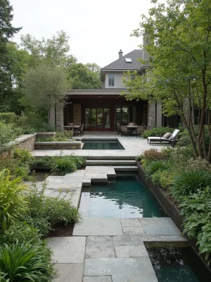 Sunken Garden Terrace Design