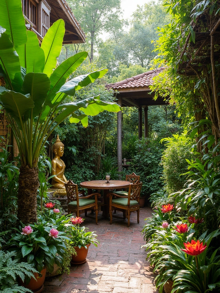 Thai Garden Balcony - Thai Balcony Garden landscape design inspiration