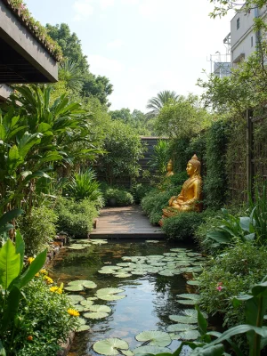 Thai Garden Rooftop Garden Design
