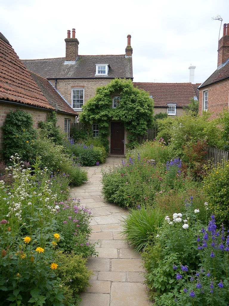 English Garden Rooftop Garden - Traditional Rooftop Garden landscape design inspiration