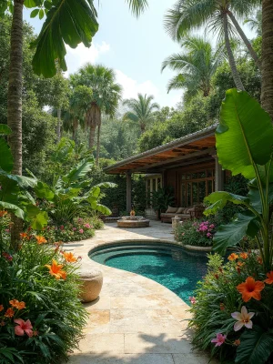 Tropical Paradise Terrace Design