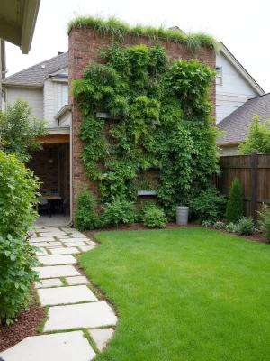 Vertical Garden Backyard Design