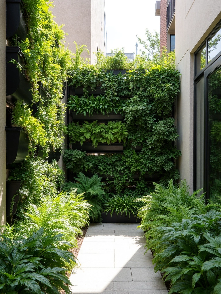 Vertical Garden Side Yard - Vertical Side Yard Garden landscape design inspiration