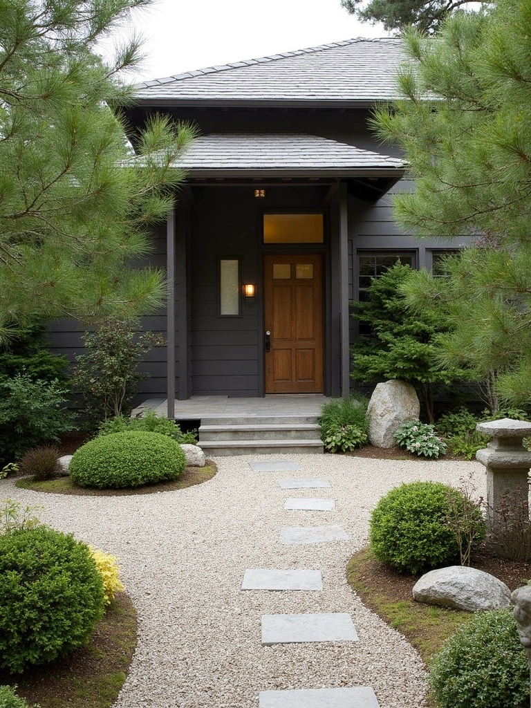 Japanese Garden Entrance Garden - Zen Entrance Garden landscape design inspiration