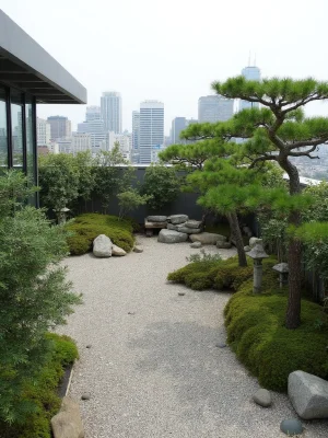 Japanese Garden Rooftop Garden Design