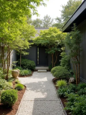Japanese Garden Side Yard Design
