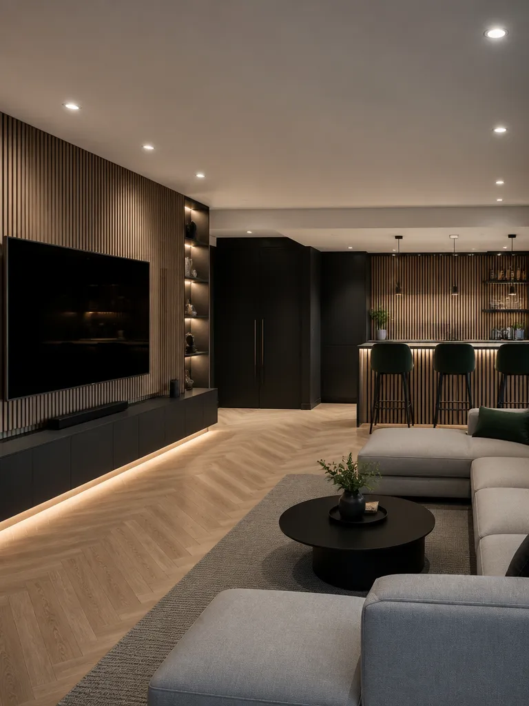 Acoustic Wall Panels Basement