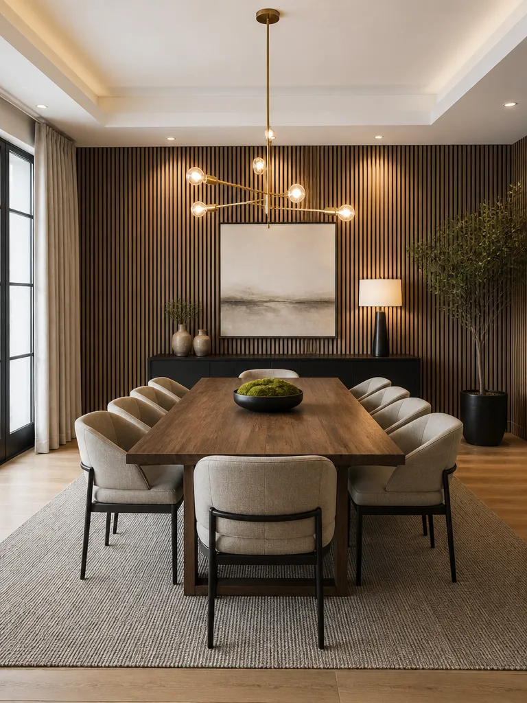 Acoustic Wall Panels Dining Room