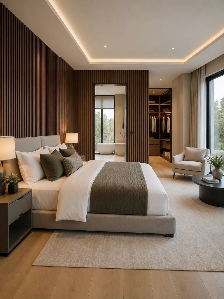 Acoustic Wall Panels Master Bedroom