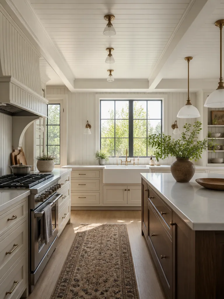 Beadboard Kitchen Luxury editorial staging