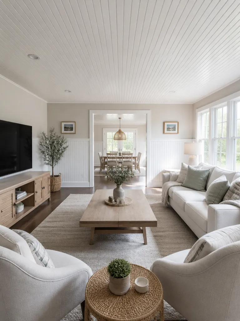 Beadboard Living Room
