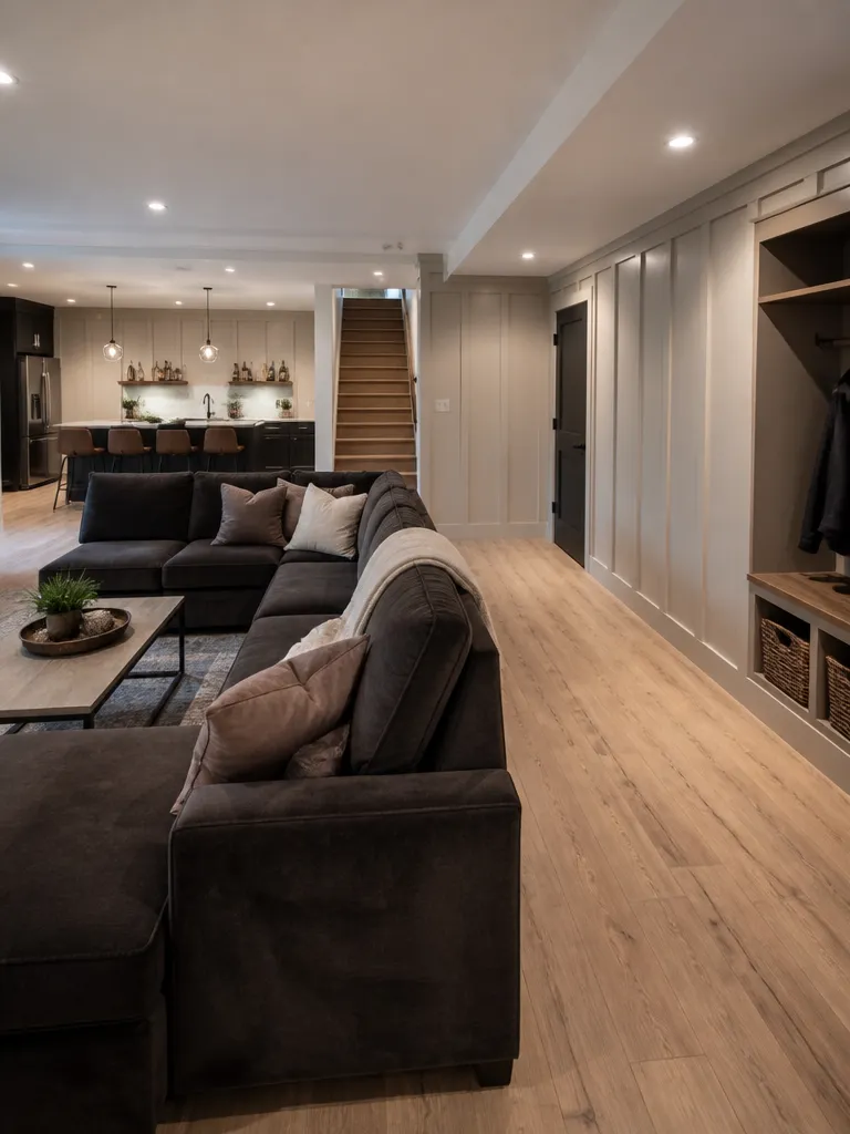 Board and Batten Basement