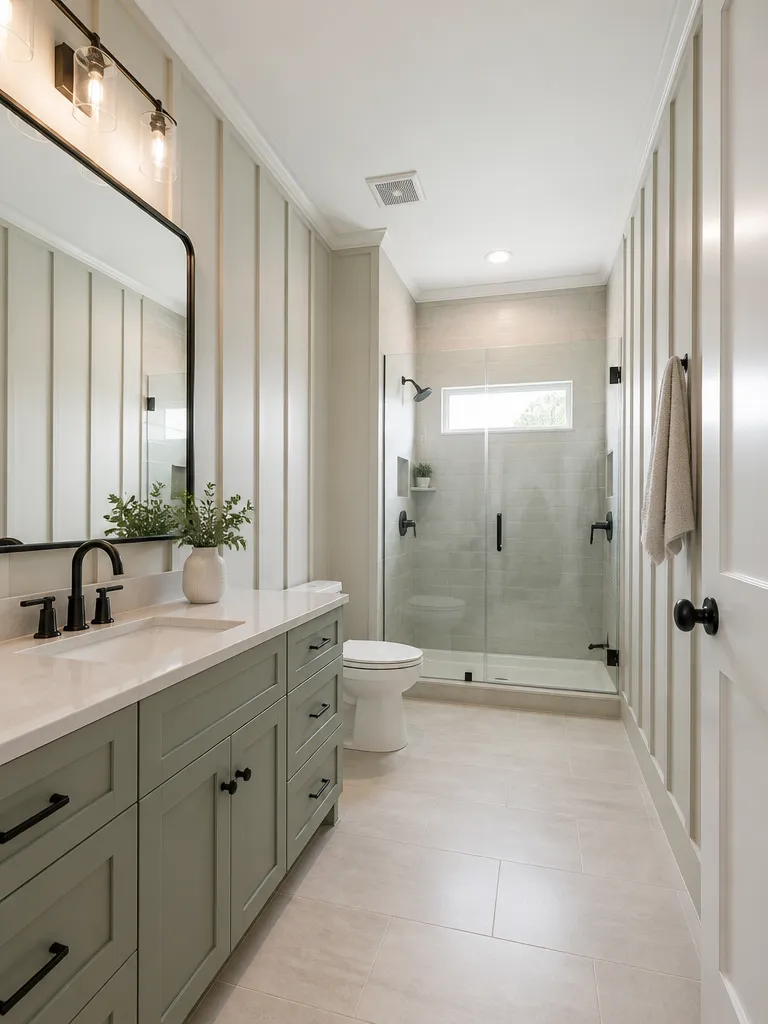 Board and Batten Bathroom