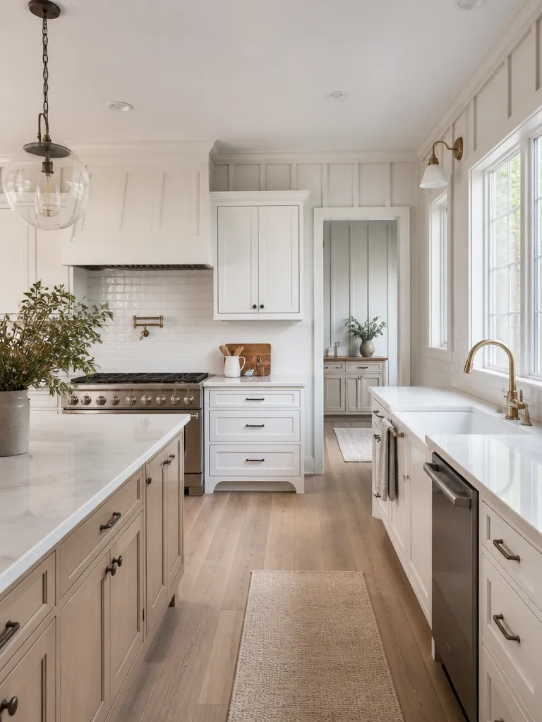 Board and Batten Kitchen Luxury editorial staging
