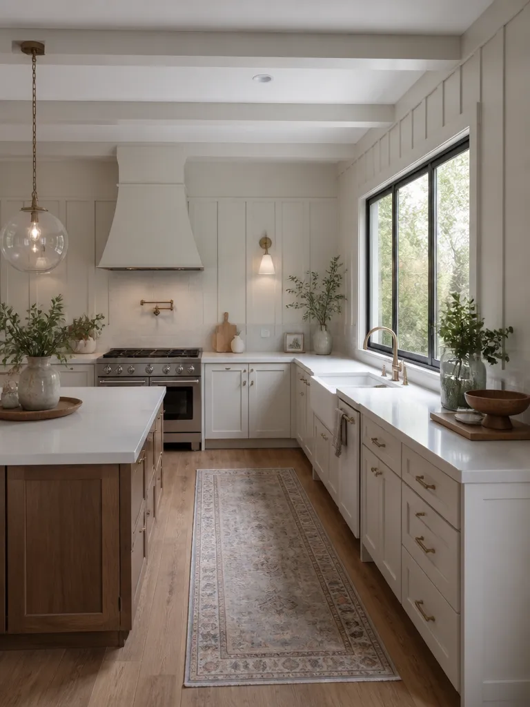 Board and Batten Kitchen Warm residential staging