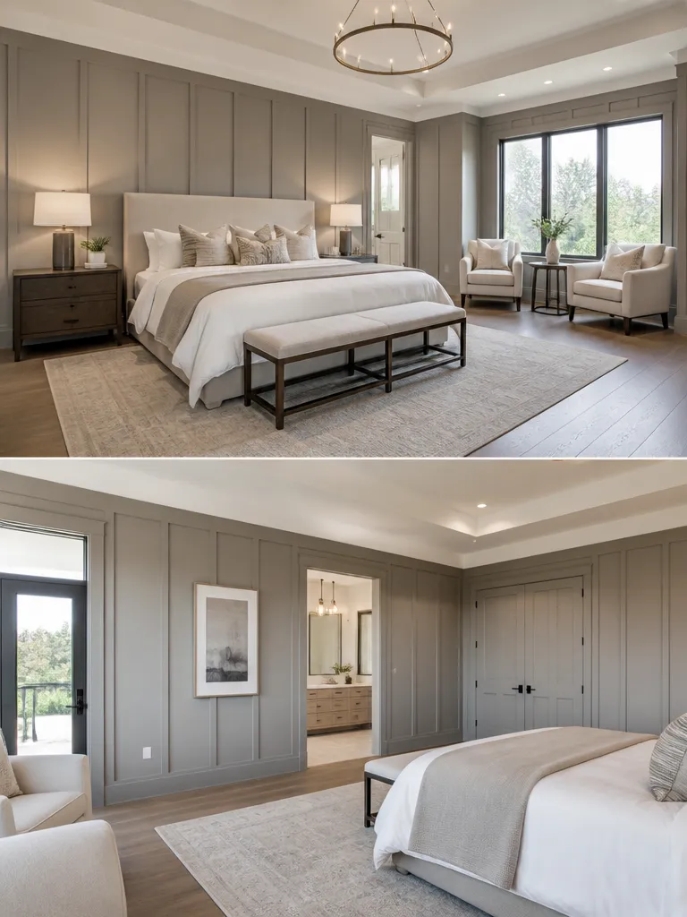 Board and Batten Master Bedroom