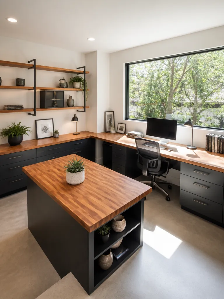 Butcher Block Countertops Home Office