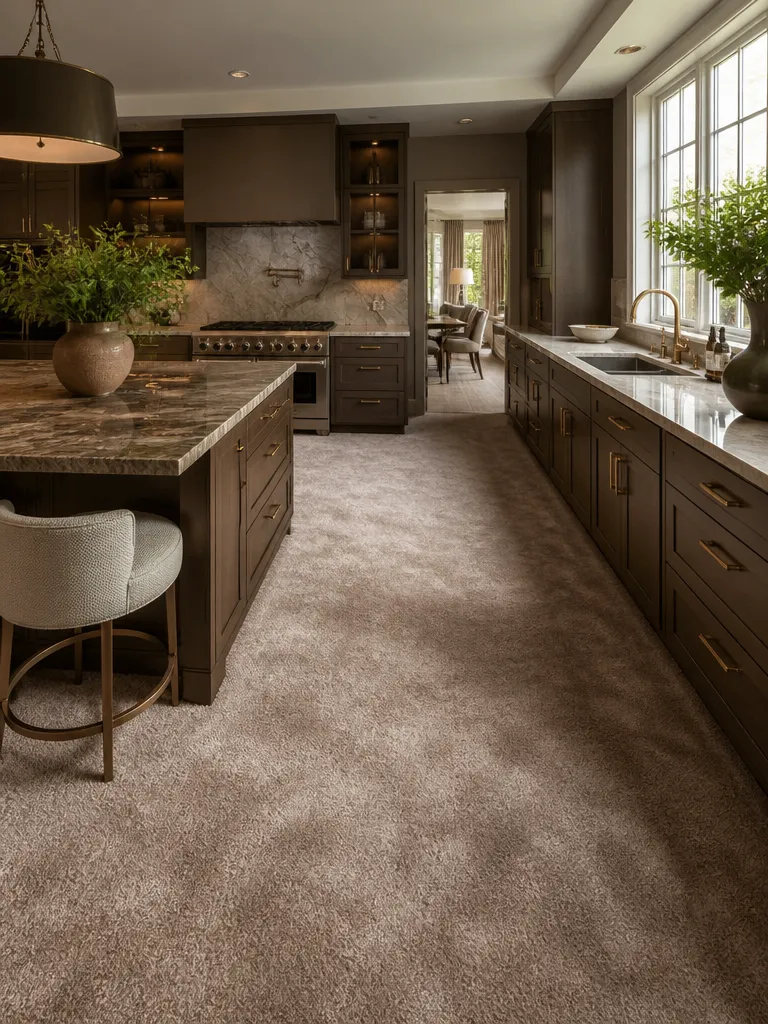 Carpet Kitchen Luxury editorial staging