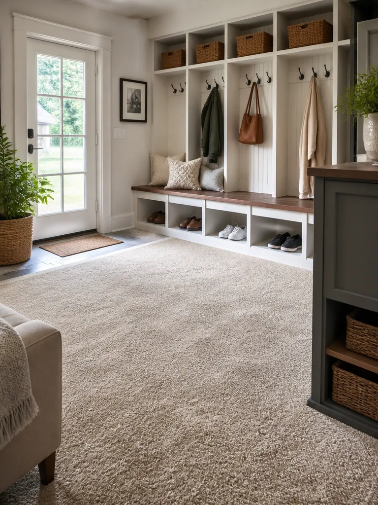 Carpet Mudroom Warm residential staging