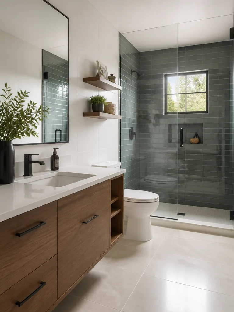 Ceramic Tile Bathroom