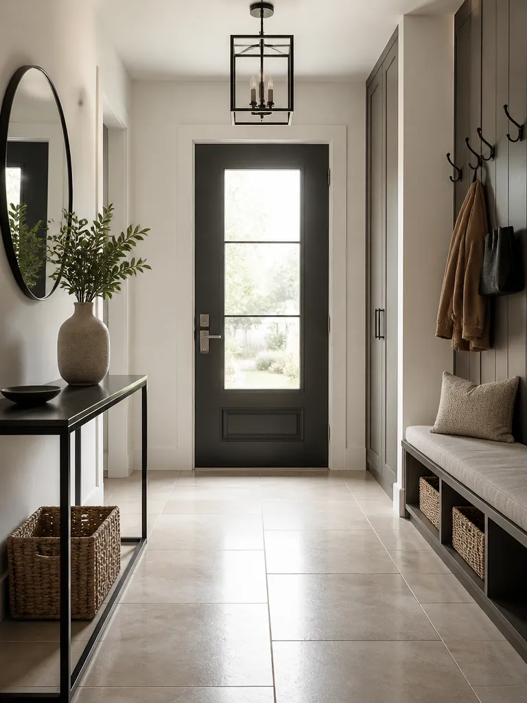 Ceramic Tile Entryway