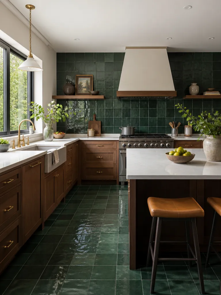 Ceramic Tile Kitchen Luxury editorial staging