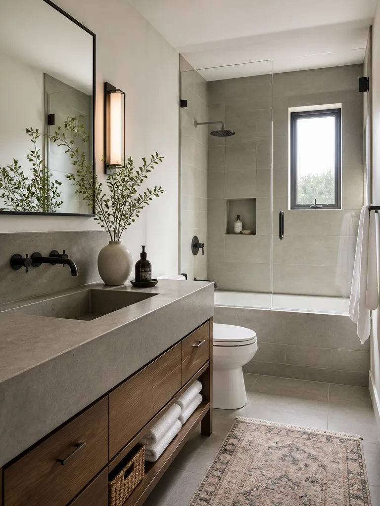 Concrete Countertops Bathroom