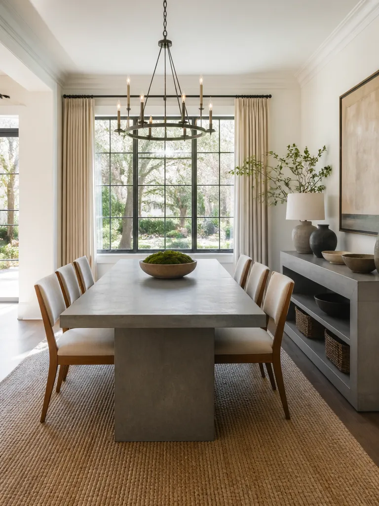 Concrete Countertops Dining Room