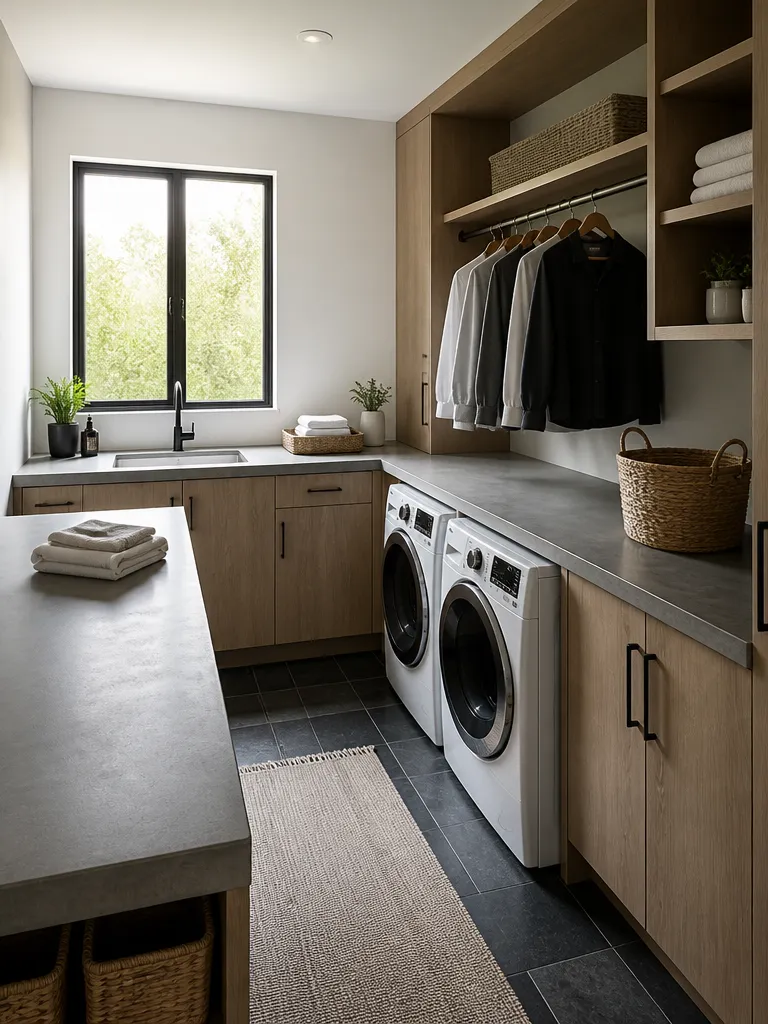 Concrete Countertops Laundry Room