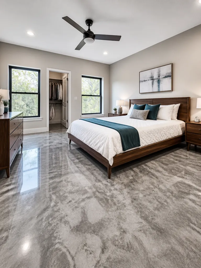 Epoxy Flooring Bedroom
