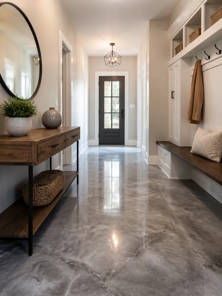 Epoxy Flooring Entryway