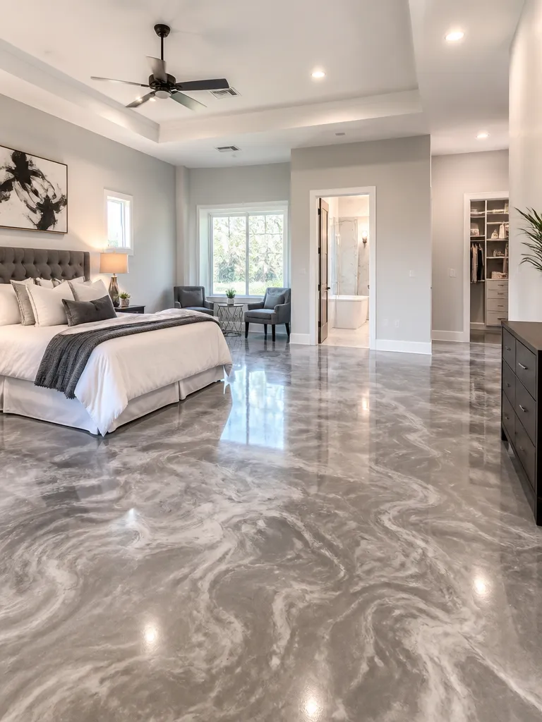 Epoxy Flooring Master Bedroom
