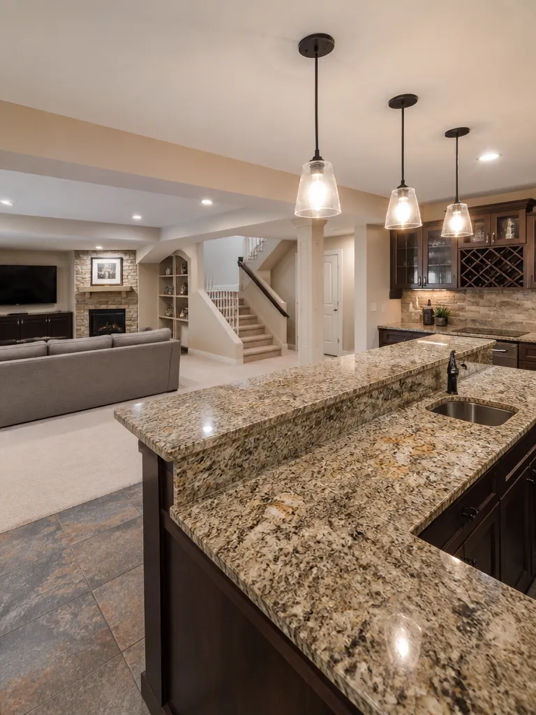 Granite Countertops Basement
