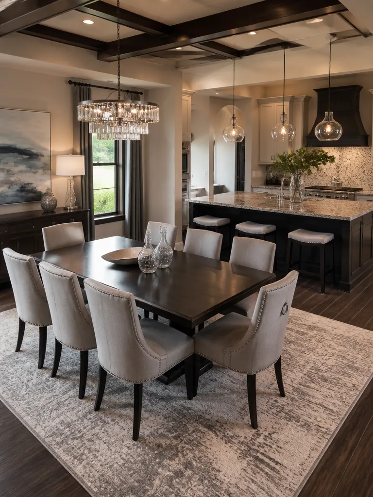 Granite Countertops Dining Room Luxury editorial staging