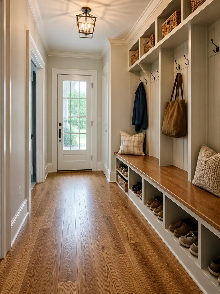 Hardwood Flooring Mudroom