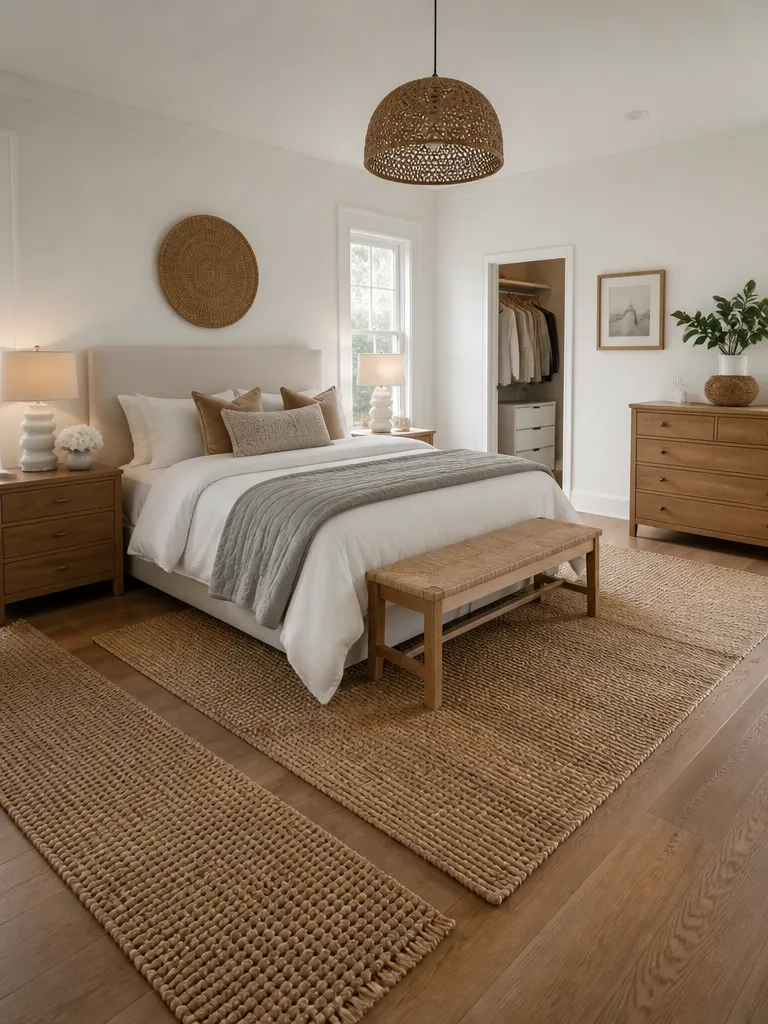 Jute Rug Bedroom