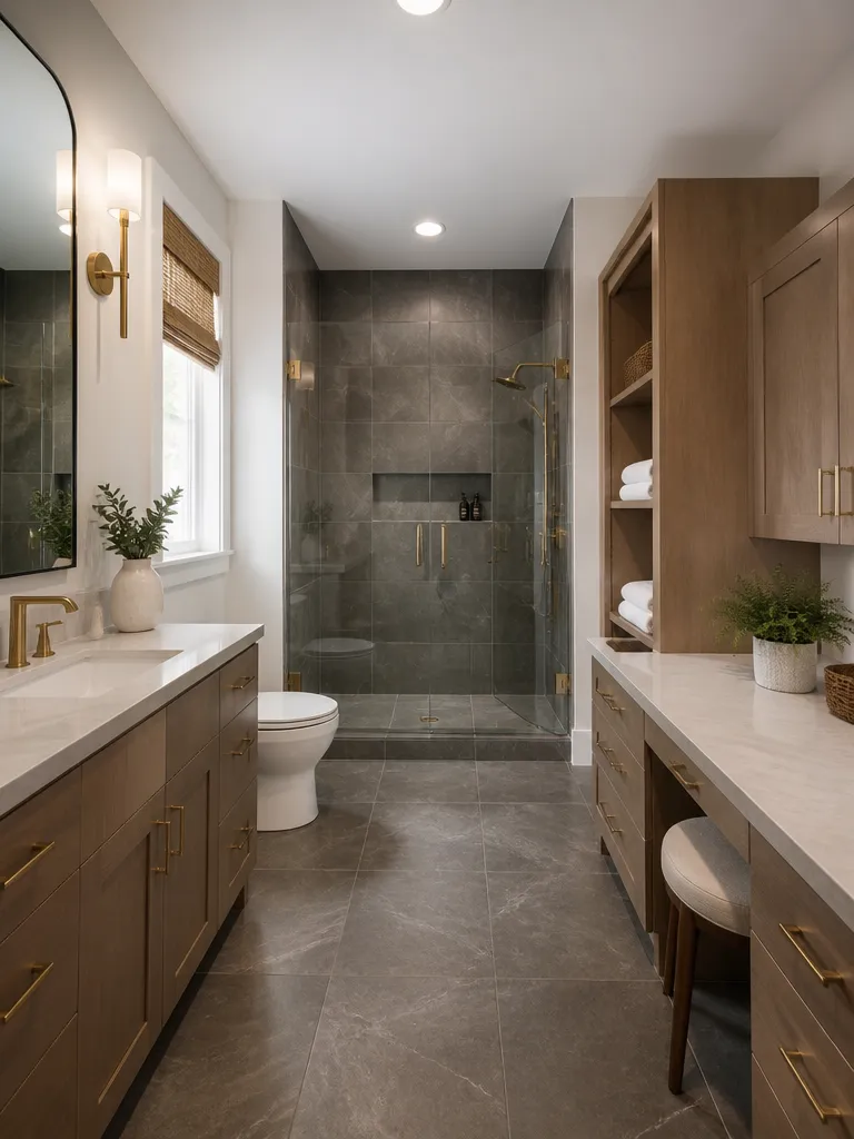 Laminate Countertops Bathroom Luxury editorial staging