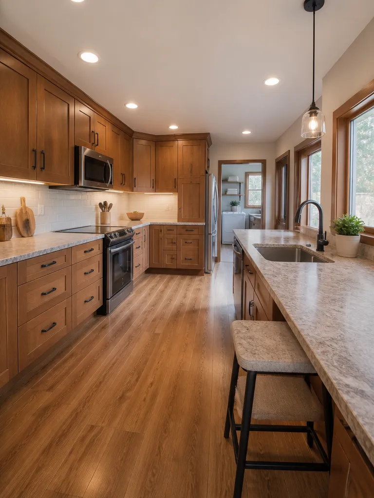 Laminate Countertops Kitchen Warm residential staging