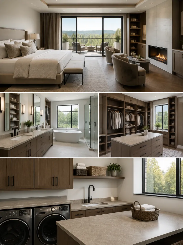 Laminate Countertops Master Suite Luxury editorial staging