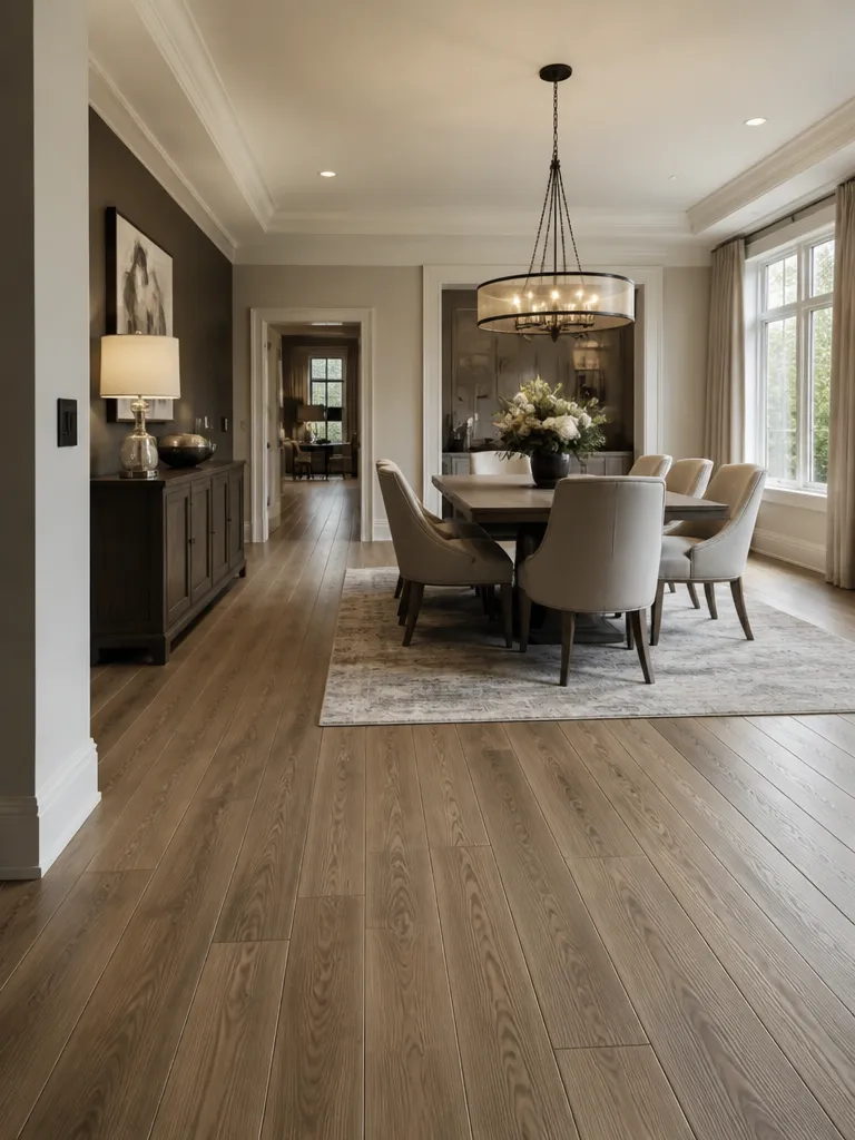 Laminate Flooring Dining Room Luxury editorial staging
